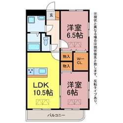 ルネスグランドールⅡの物件間取画像